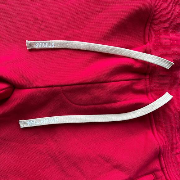 Well Known Studios Red Bowery Track Sweat Pants Large - Picture 6 of 7